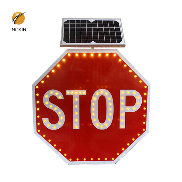 Solar Powered Stop Sign
