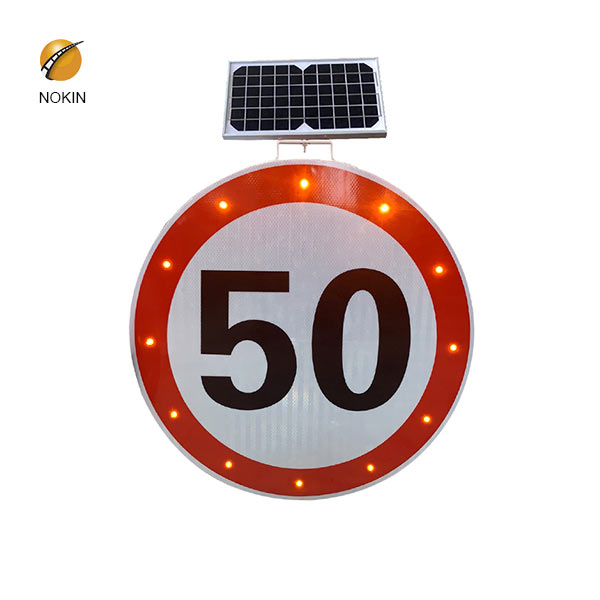 Solar Traffic Sign Speed Limit